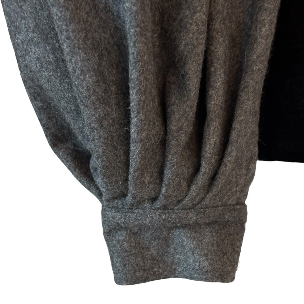 Dolce & Gabbana Gray Soft Balloon Sleeve Jacket 36 XS - Picture 9 of 16